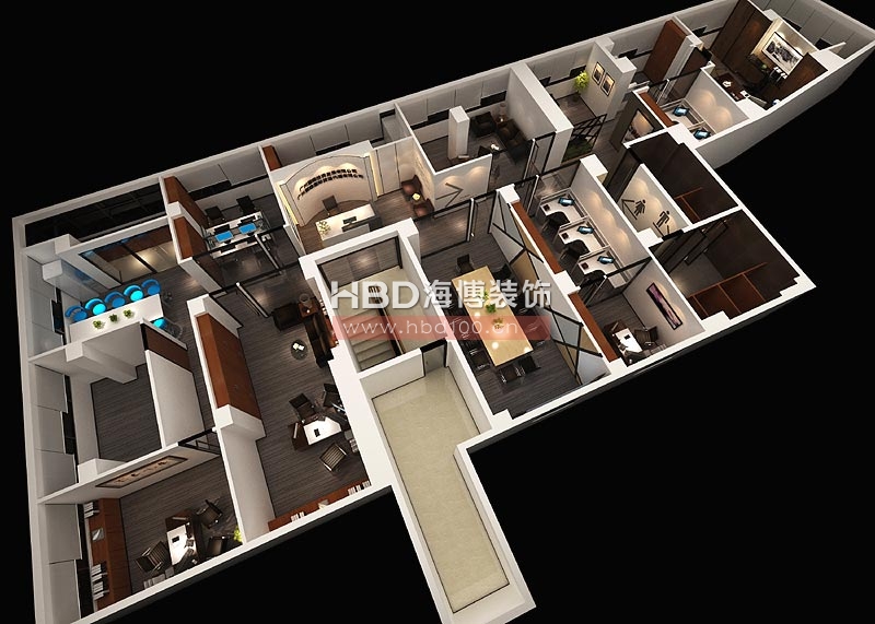 灝維投資公司辦公室裝修案例 經(jīng)理辦公室設(shè)計(jì)鳥瞰圖 灝維投資公司辦公室裝修案例 經(jīng)理辦公室設(shè)計(jì)鳥瞰圖