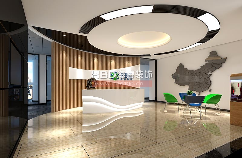 睿邦資本辦公室裝修設計前臺 睿邦資本辦公室裝修設計前臺