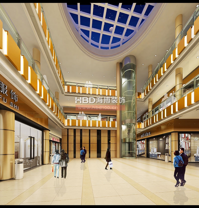 商場裝修設(shè)計,商場大堂設(shè)計效果圖,海博裝飾.jpg 商場裝修設(shè)計,商場大堂設(shè)計效果圖,海博裝飾.jpg