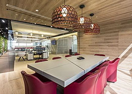 辦公室裝修不復雜，來看看這個案例